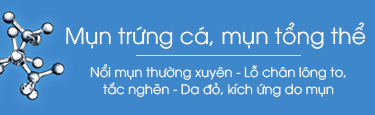 Mụn trứng cá mụn tổng thể