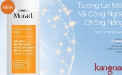 Công nghệ chống nắng mới Murad City Skin Age Defense Broad Spectrum SPF 50