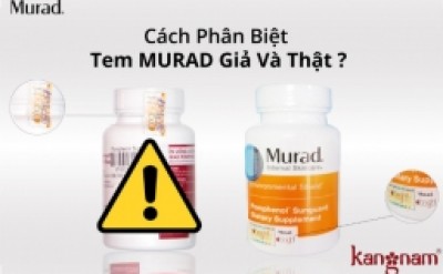 Làm thế nào để biết cách phân biệt tem Murad thật giả?