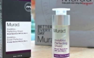 Review kem dưỡng chống nắng trong suốt Invisiblur Murad