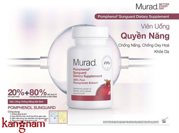 Nơi bán viên uống chống nắng Murad chính hãng