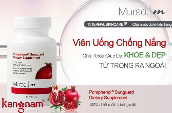 Thành phần thuốc viên uống chống nắng Murad