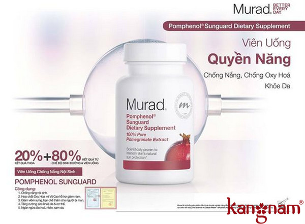 Thuốc uống chống nắng Murad mua ở đâu tại Hà Nội