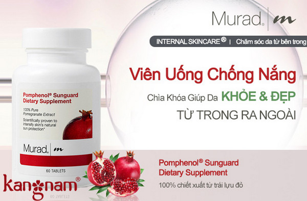 Viên uống chống nắng Murad review 