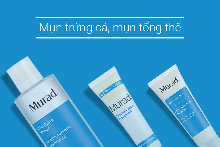 Điều trị mụn trứng cá, mụn tổng thể Murad