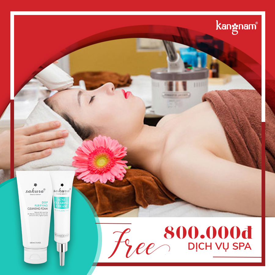 khuyến mãi tặng tiền dịch vụ spa Kang Nam 1