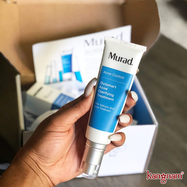 review serum trị mụn Murad về bao bì thiết kế