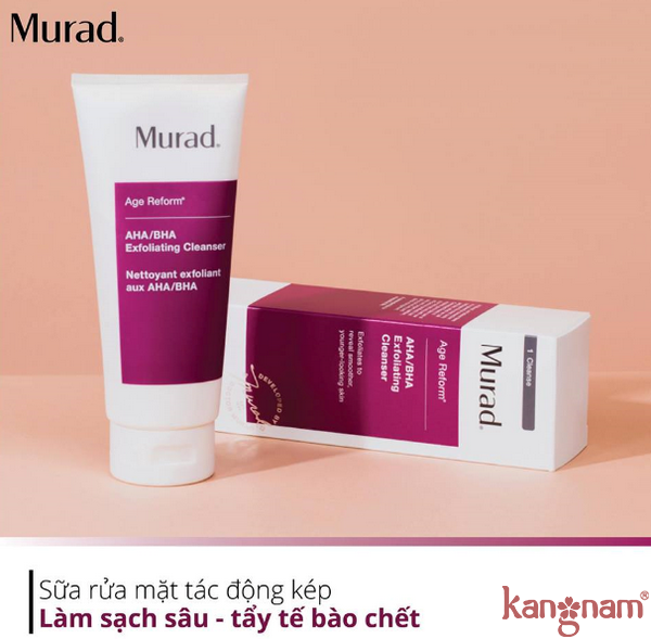 review sữa rửa mặt murad 