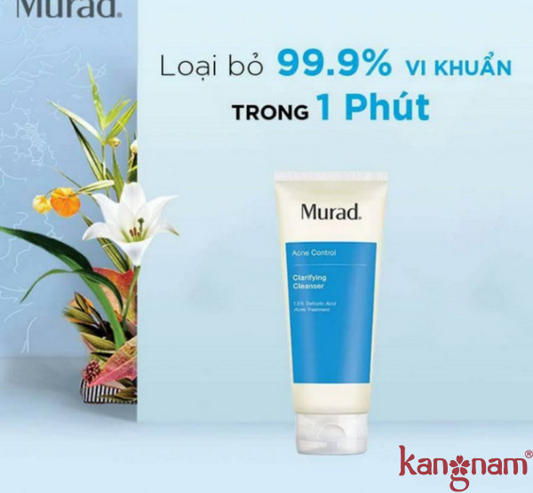 Thành phần chính của sữa rửa mặt trị mụn Murad Clarifying Cleanser