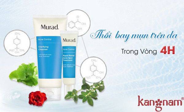 Công dụng thần tốc của sữa rửa mặt trị mụn Murad