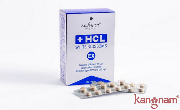 Viên uống trị nám Sakura HCL White Blossoms Ex